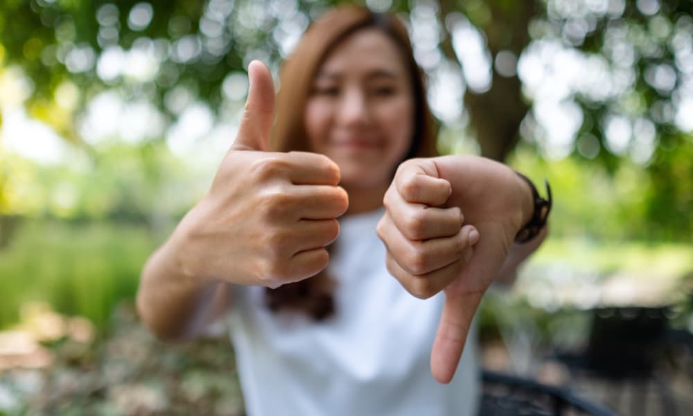 Giving thumbs up or down to MSPs