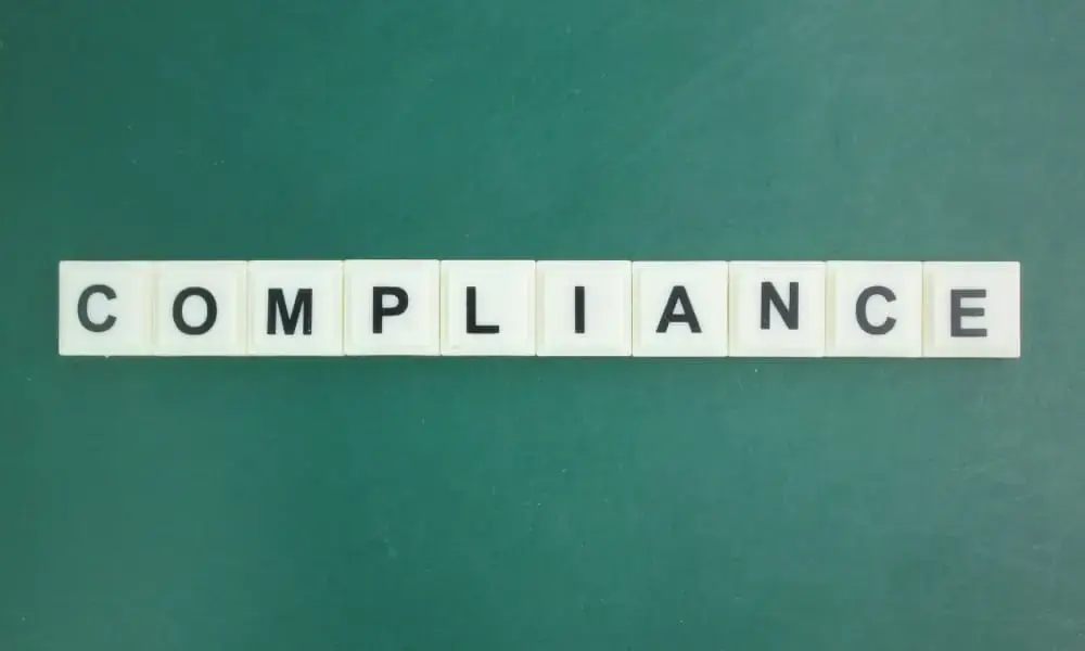 Data backup compliance concept photo