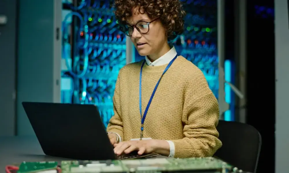 I.T. administrator loss concept photo.