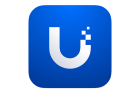 A blue square icon with rounded corners features a white uppercase "U" partially pixelated on its top right side.